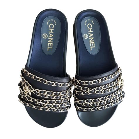 chanel chain sandals 2020|new Chanel sandals 2020.